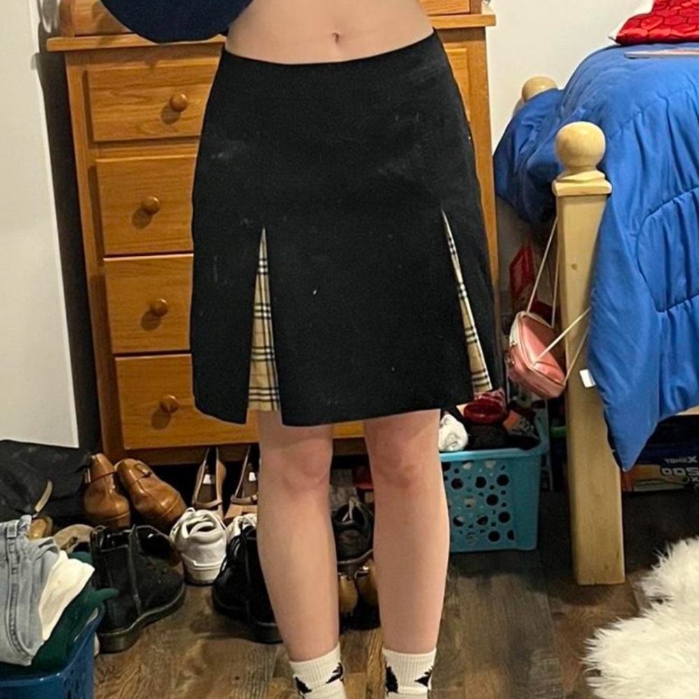 Burberry Gold Skirt